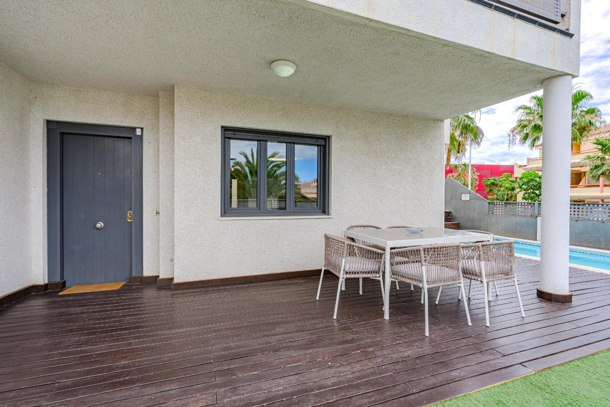Casa Independiente Con Piscina Privada アデヘ エクステリア 写真